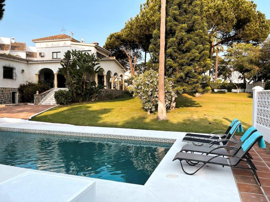 Villa Santa Cristina Cerca Del Mar Marbella Bagian luar foto